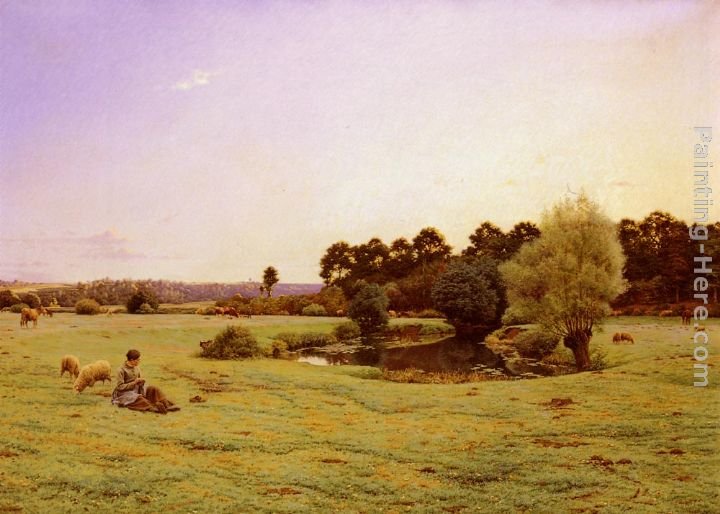 Jean Ferdinand Monchablon Le Paturage